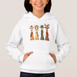 Cute Christmas Giraffe Lover Festive Giraffes Xmas