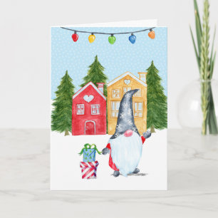 Cute Christmas Gnome Card