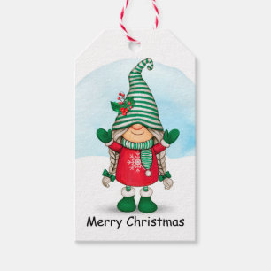 Cute Christmas Gnome Gift Tags