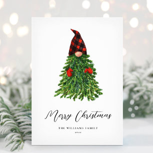 Cute Christmas Gnome Non-Photo Holiday Card