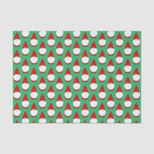 Cute Christmas gnome pattern gift tissue paper