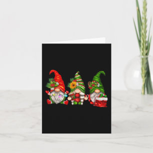 Cute Christmas Gnomes Card