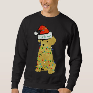 Cute Christmas Golden Retriever Puppy Sweatshirt