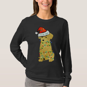Cute Christmas Golden Retriever Puppy T-Shirt