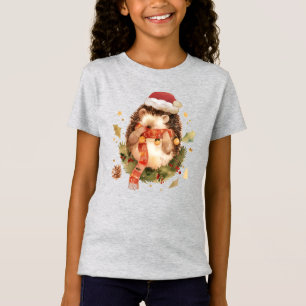 Cute Christmas Hedgehog T-Shirt