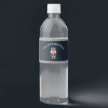 Cute Christmas Holiday Nutcracker Water Bottle Label<br><div class="desc">Black,  Red and silver nutcracker faux glitter holiday water bottle labels. Personalise it for a unique addition to your Christmas Party. designed for you by Blackberry Boulevard.</div>