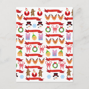 Cute Christmas Holiday Postcard