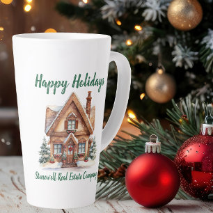 Cute Christmas Home Personalised Realtor Latte Mug