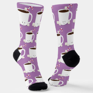 Cute Christmas Hot Chocolate Hot Cocoa Socks