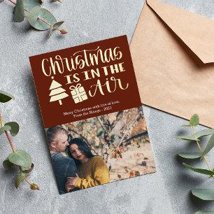 Cute Christmas Is In The Air Photo Foil