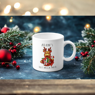Cute Christmas Kids Reindeer Mug