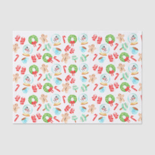 Cute Christmas Most Wonderful Time of the Year Tissue Paper