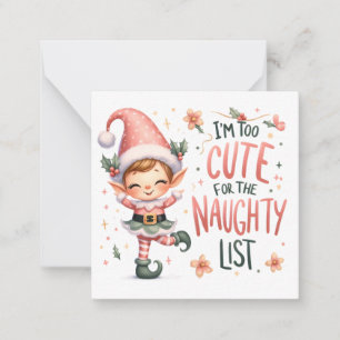 Cute Christmas Notelets Card