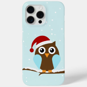 Cute Christmas Owl iPhone 15 Pro Max Case