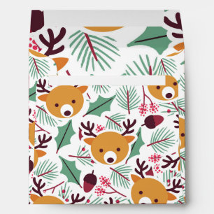 Cute Christmas Pattern Envelope