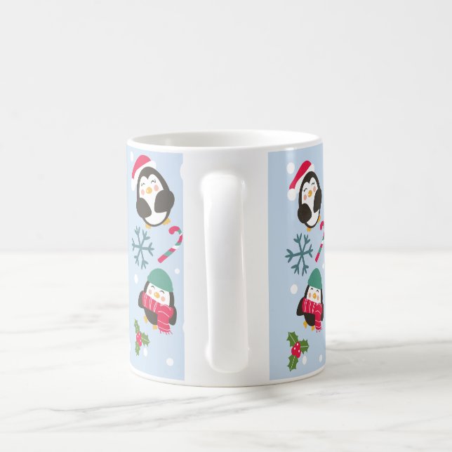 Cute Christmas Penguin  Coffee Mug (Handle)