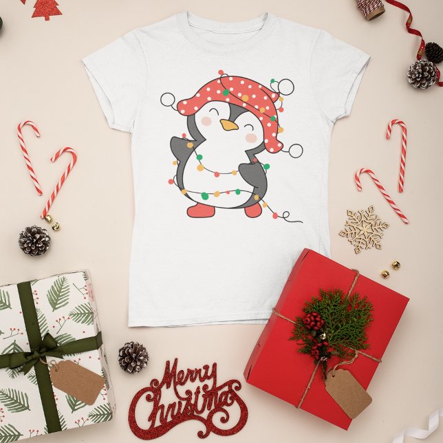 Cute Christmas Penguin T-Shirt (Creator Uploaded)