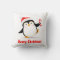 Cute Christmas Penguin with Santa Hat & Candy Cane