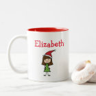 Cute Christmas Personalised Name Kids Hot Cocoa