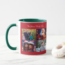 Cute Christmas Photo Family Coffee Mug