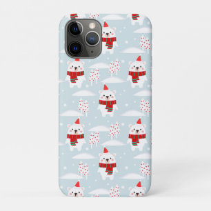 Cute Christmas Polar Bear Case-Mate iPhone Case