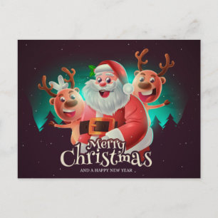 Cute Christmas Postcard