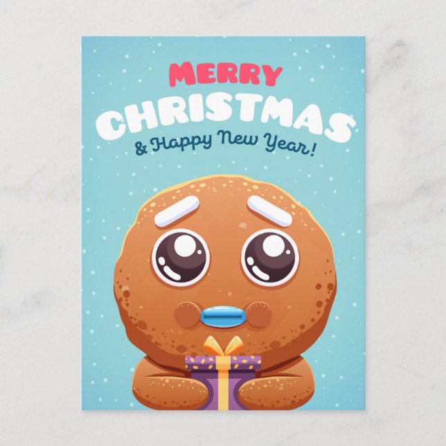 Cute Christmas Postcard (Front)