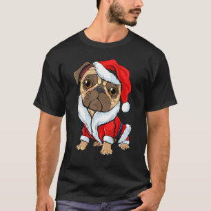 Cute Christmas Pug X-Mas T-Shirt