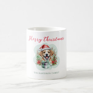 Cute Christmas Puppy  Coffee Mug