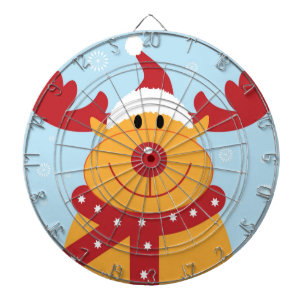 Cute Christmas Reindeer Dartboard