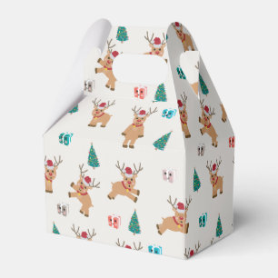 Cute Christmas Reindeer  Favour Box