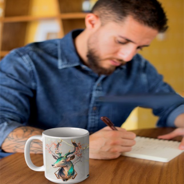 Cute Christmas Reindeer GazelleCoffee Mug  (Creator Uploaded)