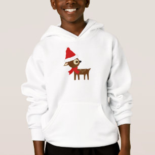 Cute Christmas Reindeer Holiday Art