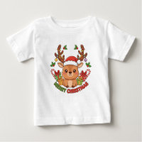 Cute Christmas Reindeer Illustration