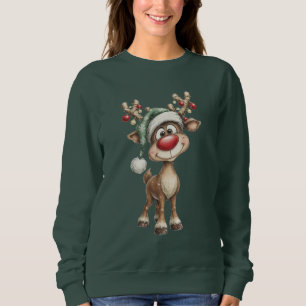 Cute Christmas Reindeer Sweatshirt