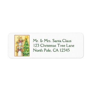 Cute Christmas Reindeer With Christmas Tree Star