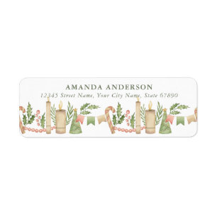 Cute Christmas Return Address Labels