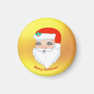 Cute Christmas Santa Claus Magnet