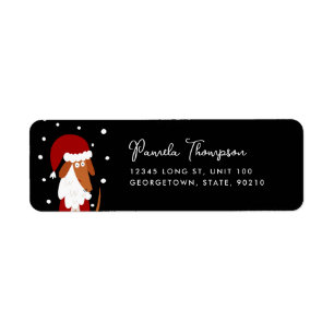 Cute Christmas Santa Paws Dog Customisable