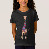 Cute Christmas Scarf Giraffe
