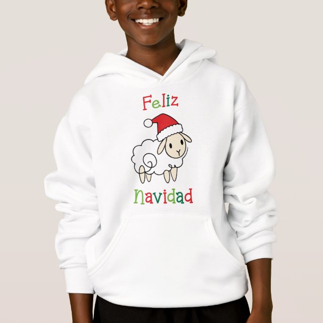 Cute Christmas Sheep – Feliz Navidad (Front)