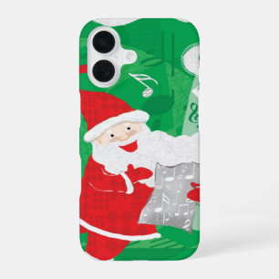Cute Christmas, Singing and Dancing Santa Claus iPhone 16 Case