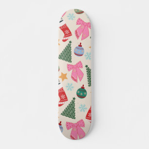 Cute Christmas Skateboard