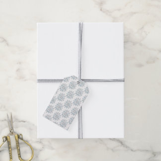 Cute Christmas Snowflakes, Winter Snow Blizzard Gift Tags
