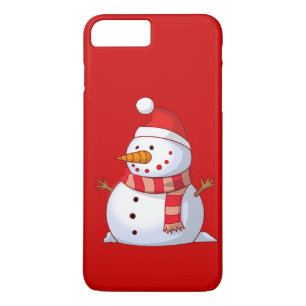 Cute Christmas Snowman Case-Mate iPhone Case