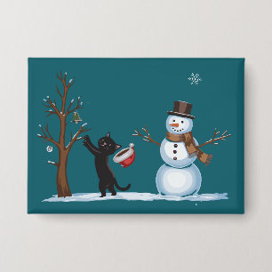 Cute Christmas Snowman Cats Lover Xmas Winter