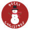 Cute Christmas Snowman Stickers