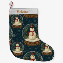 Cute Christmas Snowman Stocking