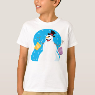 Cute Christmas Snowman T-Shirt