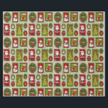 Cute Christmas Stamps Wrapping Paper<br><div class="desc">🎄 Christmas Stamps Wrapping Paper – Festive Holiday Gift Wrap 🎁 Wrap your holiday gifts in cheerful style with this Christmas Stamps Wrapping Paper! Featuring a delightful stamp-inspired design with Santa, a reindeer, a snowman, and a Christmas tree, this playful pattern brings a nostalgic, cosy feel to every present under...</div>